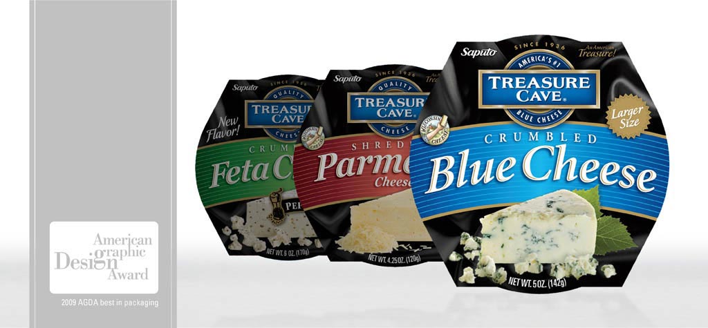 Packaging redesign and brand modernization for Saputo Cheese