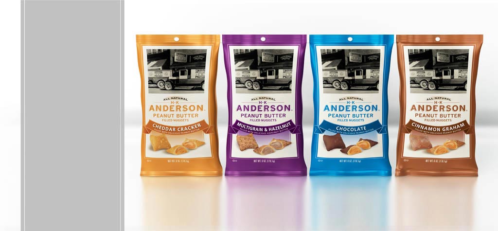 Packaging design and food packaging for National Pretzel Co.
